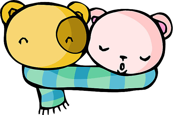 EPS 클립아트 동물 척추동물 캐릭터 육지동물 커플 인형 일러스트 포유류 사람없음 반려동물 목도리 개 강아지 바둑이 일러캐릭터 잡화 관계 파일형식 벡터