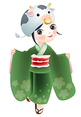 EPS 모자 전통 여자 초등학생 어린이 외국문화 일본문화 일러스트 새해 한명 사람 소녀 일본 십이지신 소 기모노 연하장 젖소 십이지신캐릭터 일본전통 연말연시 간지 여자만 여자한명만 어린이만 소녀만 소녀한명만 일러캐릭터 캐릭터 1 학생 동양문화 잡화 아시아 문화 포유류 카드_감사 일본전통의상 파일형식 벡터