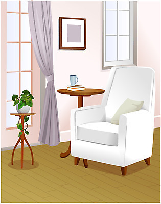 EPS 가구 백그라운드 거실 의자 일러스트 실내 이벤트 사람없음 인테리어 소파 안락의자 국내일러스트 디자인 생활용품 내부 파일형식 벡터