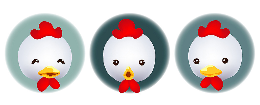 EPS 동물 척추동물 캐릭터 전통 일러스트 새해 세마리 사람없음 십이지신 운세 닭띠 닭 유 연하장 새캐릭터 닭캐릭터 연말연시 일러캐릭터 동물캐릭터 조류 카드_감사 3 파일형식 벡터