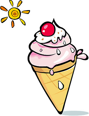 EPS 계절 일러스트 자연 날씨 아이스크림 디저트 사람없음 여름 더위 아이스크림콘 국내일러스트 음식 생태계 콘 파일형식 벡터