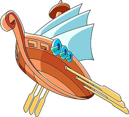 EPS 클립아트 수상교통 일러스트 사람없음 운송업 돛단배 나무배 선박 국내일러스트 산업 교통수단 배_교통 파일형식 벡터