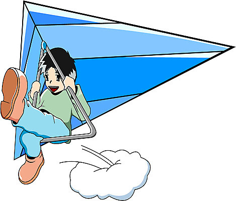 EPS 클립아트 남자 어린이 일러스트 한명 사람 소년 20대 성인 레포츠 운송업 행글라이더 남자만 남자한명만 국내일러스트 1 산업 스포츠 레저 청년 파일형식 벡터