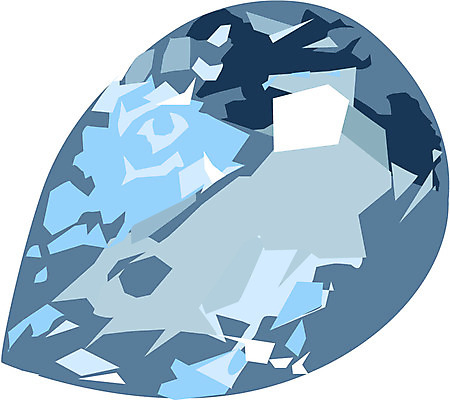 EPS 클립아트 잡화 일러스트 장신구 사람없음 3월 광석 보석 오브젝트 아쿠아마린 탄생석 국내일러스트 날짜 파일형식 벡터