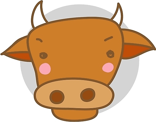 EPS 클립아트 동물 척추동물 육지동물 일러스트 포유류 새해 사람없음 십이지신 소띠 운세 소 십이지신캐릭터 소축 일러캐릭터 캐릭터 한자 파일형식 벡터