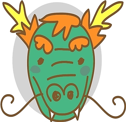 EPS 클립아트 동물 일러스트 새해 사람없음 용띠 십이지신 용 운세 십이지신캐릭터 드래곤 별진 일러캐릭터 캐릭터 한자 파일형식 벡터