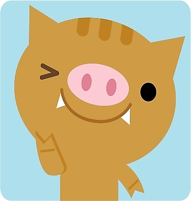 EPS 클립아트 동물 척추동물 육지동물 일러스트 포유류 새해 윙크 사람없음 십이지신 돼지띠 돼지 돼지해 국내일러스트 표정 한자 파일형식 벡터