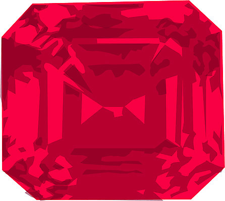 EPS 클립아트 잡화 일러스트 장신구 사람없음 광석 보석 오브젝트 7월 루비 탄생석 국내일러스트 날짜 파일형식 벡터