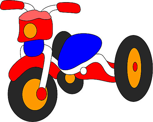 EPS 클립아트 육상교통 일러스트 사람없음 장난감 자전거 운송업 유아용 세발자전거 국내일러스트 산업 교통수단 바이크 파일형식 벡터