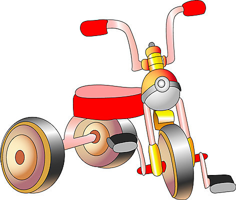 EPS 클립아트 육상교통 일러스트 사람없음 장난감 자전거 운송업 유아용 세발자전거 국내일러스트 산업 교통수단 바이크 파일형식 벡터