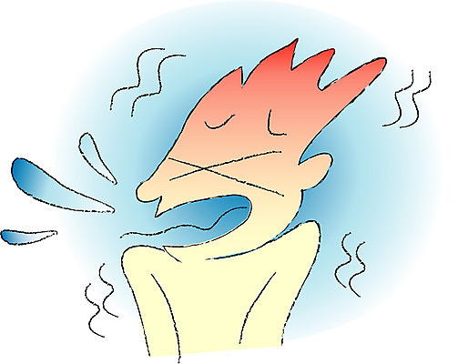 EPS 클립아트 남자 겨울 일러스트 자연 한명 사람 추위 감기 기침 오한 재채기 남자만 남자한명만 국내일러스트 1 계절 질병 생태계 증상 파일형식 벡터