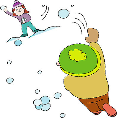 EPS 클립아트 사계절 계절 어린이 겨울 일러스트 사람 두명 눈 눈싸움 눈장난 어린이만 국내일러스트 자연요소 놀이 날씨 눈_날씨 싸움 파일형식 벡터