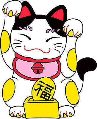 EPS 클립아트 동물 척추동물 육지동물 일본문화 일러스트 포유류 사람없음 반려동물 고양이 고양이인형 도자기인형 마네키네코 국내일러스트 동양문화 인형 외국문화 일본전통 파일형식 벡터