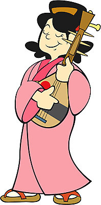 EPS 직업 여자 악기 일러스트 현악기 한명 사람 20대 성인 연주자 기모노 비파 여자만 여자한명만 성인여자만 청년만 청년여자만 성인한명만 청년여자한명만 성인여자한명만 성인만 국내일러스트 1 음악 국악기 청년 음악가 일본전통의상 파일형식 벡터 중국악기