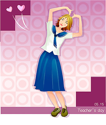 EPS 학생 여자 교복 일러스트 청소년 고등학생 사랑 한명 사람 10대 다이어리 하트 스승의날 감사 연중행사 여자만 여자한명만 십대만 십대여자만 십대여자한명만 국내일러스트 모양 1 옷 기념일 감정 이벤트 사무용품 파일형식 벡터