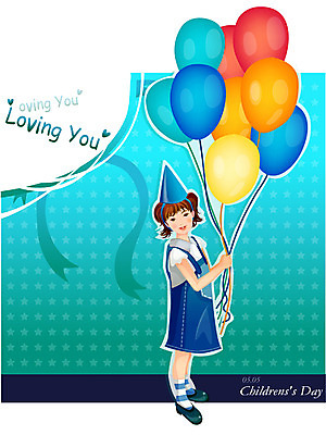 EPS 모자 여자 초등학생 어린이 일러스트 한명 사람 소녀 이벤트 다이어리 축하 어린이날 감사 풍선 여자만 여자한명만 어린이만 소녀만 소녀한명만 국내일러스트 1 학생 잡화 기념일 감정 컨셉 사무용품 파일형식 벡터