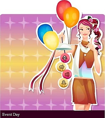 EPS 여자 일러스트 사랑 한명 사람 이벤트 20대 성인 다이어리 축하 감사 풍선 연중행사 여자만 여자한명만 성인여자만 청년만 청년여자만 성인한명만 청년여자한명만 성인여자한명만 성인만 국내일러스트 1 감정 컨셉 청년 사무용품 파일형식 벡터