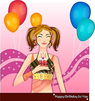 EPS 여자 리본 일러스트 한명 사람 이벤트 20대 성인 케이크 다이어리 축하 생일 생일케이크 풍선 연중행사 여자만 여자한명만 성인여자만 청년만 청년여자만 성인한명만 청년여자한명만 성인여자한명만 성인만 국내일러스트 1 기념일 컨셉 디저트 청년 사무용품 파일형식 벡터