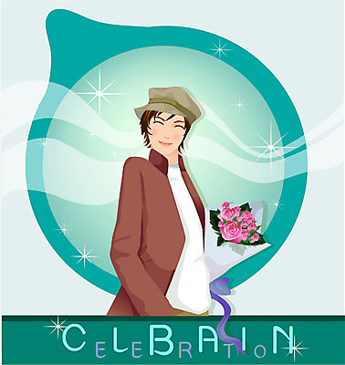 EPS 남자 꽃 꽃다발 일러스트 사랑 한명 사람 이벤트 20대 청년 성인 장미 다이어리 축하 감사 연중행사 남자만 남자한명만 성인남자만 청년만 청년남자만 청년남자한명만 성인한명만 성인남자한명만 성인만 국내일러스트 식물 1 감정 컨셉 사무용품 파일형식 벡터