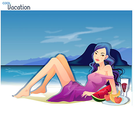 EPS 주간 계절 여자 바다 섬 과일 일러스트 여름음식 수박 바나나 한명 사람 20대 성인 해변 야외 여름 여름휴가 바캉스 모래사장 다이어리 사과 연중행사 여자만 여자한명만 성인여자만 청년만 청년여자만 성인한명만 청년여자한명만 성인여자한명만 성인만 제철음식 제철과일 국내일러스트 자연요소 1 음식 휴가 이벤트 청년 사무용품 제철 파일형식 벡터 여름_계절