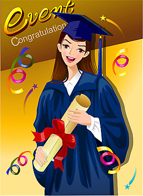 EPS 여자 기념일 일러스트 학사모 졸업 선물 한명 사람 이벤트 20대 성인 파티 축하 졸업장 여자만 여자한명만 성인여자만 청년만 청년여자만 성인한명만 청년여자한명만 성인여자한명만 성인만 국내일러스트 모자_잡화 1 교육 컨셉 청년 파일형식 벡터