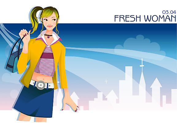 EPS 여자 대학생 일러스트 한명 사람 이벤트 20대 성인 입학 신입생 연중행사 여자만 여자한명만 성인여자만 청년만 청년여자만 성인한명만 청년여자한명만 성인여자한명만 성인만 국내일러스트 1 학생 교육 청년 파일형식 벡터