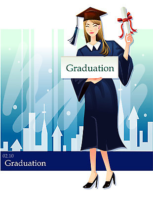 EPS 학생 계절 여자 겨울 일러스트 학사모 졸업 졸업식 한명 사람 이벤트 20대 성인 졸업장 연중행사 여자만 여자한명만 성인여자만 청년만 청년여자만 성인한명만 청년여자한명만 성인여자한명만 성인만 국내일러스트 모자_잡화 1 교육 청년 파일형식 벡터