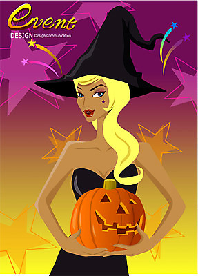 EPS 직업 여자 기념일 일러스트 호박 한명 사람 이벤트 20대 성인 파티 할로윈 마술사 마녀 여자만 여자한명만 성인여자만 청년만 청년여자만 성인한명만 청년여자한명만 성인여자한명만 성인만 국내일러스트 1 채소 청년 마술 파일형식 벡터