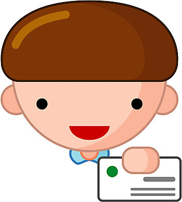 EPS 남자 어린이 일러스트 한명 사람 소년 10대 픽토그램 편지 우편물 엽서 신분증 남자만 남자한명만 십대만 십대남자만 십대남자한명만 국내일러스트 1 청소년 증명서 파일형식 벡터