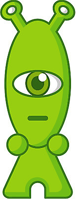 EPS 캐릭터 일러스트 상상 사람없음 우주 우주비행사 외계인 e.t 몬스터 일러캐릭터 미확인물체 파일형식 벡터