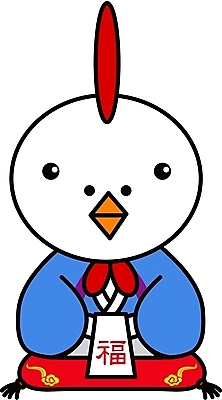 EPS 클립아트 동물 척추동물 명절 일러스트 상상 조류 새해 한국 사람없음 설날 십이지신 운세 닭띠 닭 복 닭유 국내일러스트 전통 기념일 아시아 한자 파일형식 벡터