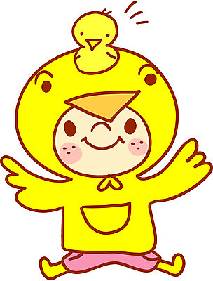 EPS 전신 클립아트 동물 척추동물 어린이 외국문화 일본문화 일러스트 조류 병아리 서기 사람 닭띠 닭 병아리옷 인형옷 어린이만 국내일러스트 동양문화 옷 문화 모션 십이지신 파일형식 벡터