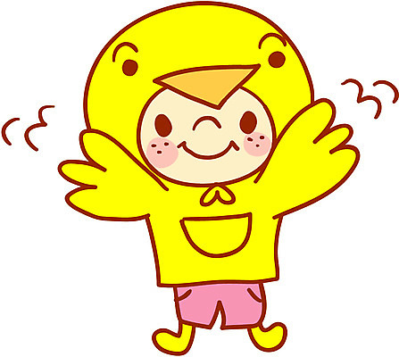 EPS 전신 클립아트 동물 척추동물 어린이 외국문화 일본문화 일러스트 조류 병아리 서기 사람 일본 닭띠 닭 날갯짓 병아리옷 인형옷 어린이만 국내일러스트 동양문화 옷 아시아 문화 모션 십이지신 파일형식 벡터