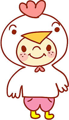 EPS 전신 클립아트 동물 척추동물 어린이 외국문화 일본문화 일러스트 조류 서기 사람 일본 닭띠 닭 닭옷 인형옷 어린이만 국내일러스트 동양문화 옷 아시아 문화 모션 십이지신 파일형식 벡터