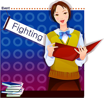 EPS 학생 여자 일러스트 청소년 고등학생 한명 사람 이벤트 10대 책 시험 교과서 수험생 입시생 여자만 여자한명만 십대만 십대여자만 십대여자한명만 국내일러스트 1 교육 교재 입시 파일형식 벡터