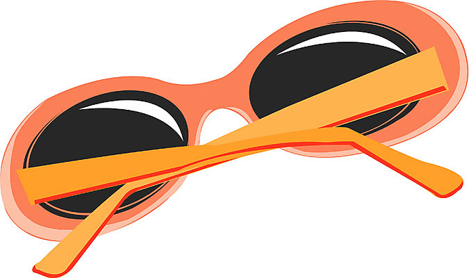 EPS 클립아트 잡화 안경 일러스트 장신구 사람없음 선글라스 오브젝트 패션용품 국내일러스트 파일형식 벡터