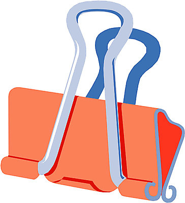 EPS 클립아트 일러스트 비즈니스 문구용품 학용품 집게 사람없음 사무용품 오브젝트 종이집게 국내일러스트 파일형식 벡터