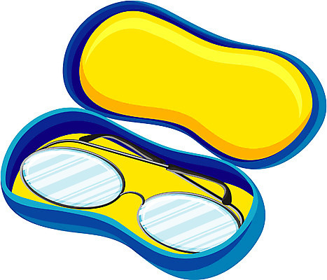 EPS 클립아트 잡화 안경 일러스트 장신구 사람없음 오브젝트 패션용품 안경집 국내일러스트 파일형식 벡터