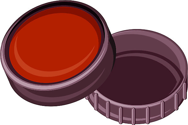 EPS 클립아트 일러스트 비즈니스 사람없음 도장 사무용품 오브젝트 인주 국내일러스트 문구용품 파일형식 벡터