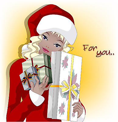 EPS 계절 여자 기념일 종교 크리스마스 겨울 일러스트 선물 한명 사람 이벤트 20대 성인 쇼핑 기쁨 여자만 여자한명만 성인여자만 청년만 청년여자만 성인한명만 청년여자한명만 성인여자한명만 성인만 국내일러스트 1 감정 청년 파일형식 벡터