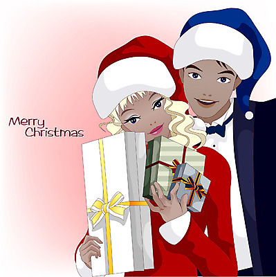 EPS 커플 계절 여자 기념일 남자 종교 크리스마스 겨울 일러스트 선물 사람 이벤트 두명 쇼핑 기쁨 로맨틱 국내일러스트 감정 컨셉 관계 파일형식 벡터