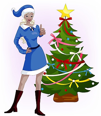 EPS 계절 여자 기념일 종교 크리스마스 겨울 일러스트 한명 사람 이벤트 20대 성인 크리스마스트리 기쁨 여자만 여자한명만 성인여자만 청년만 청년여자만 성인한명만 청년여자한명만 성인여자한명만 성인만 국내일러스트 1 감정 청년 파일형식 벡터