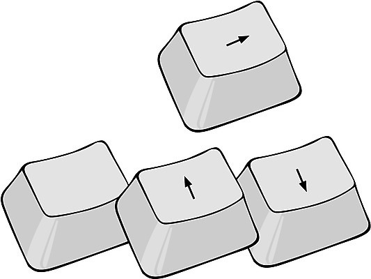 EPS 일러스트 사람없음 사무용품 키보드 오브젝트 방향키 국내일러스트 문구용품 파일형식 벡터