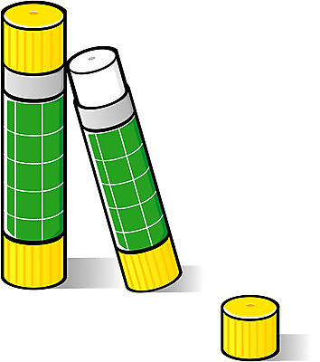 EPS 일러스트 사람없음 사무용품 두개 딱풀 오브젝트 접착풀 국내일러스트 2 문구용품 풀_접착제 파일형식 벡터