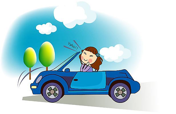 EPS 주간 여자 여행 일러스트 자동차 하늘 한명 사람 상반신 야외 봄 드라이브 운송업 운전사 운전자 오픈카 스포츠카 여자만 여자한명만 국내일러스트 자연요소 직업 1 계절 산업 육상교통 승용차 운전 파일형식 벡터