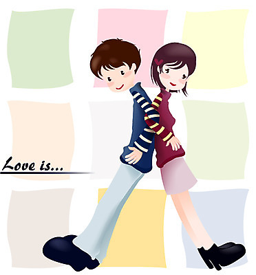 EPS 커플 여자 남자 감정 일러스트 화이트데이 발렌타인데이 사랑 사람 소년 두명 로맨틱 국내일러스트 어린이 컨셉 관계 데이이벤트 파일형식 벡터