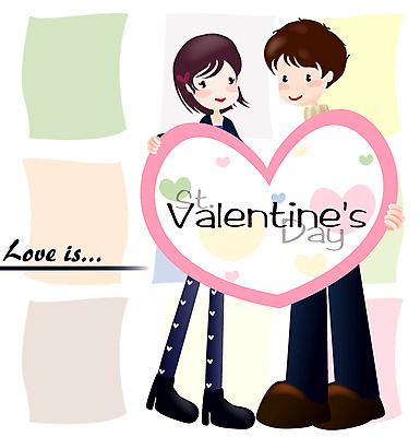 EPS 커플 여자 남자 감정 일러스트 발렌타인데이 사랑 사람 소년 두명 로맨틱 국내일러스트 어린이 컨셉 관계 데이이벤트 파일형식 벡터