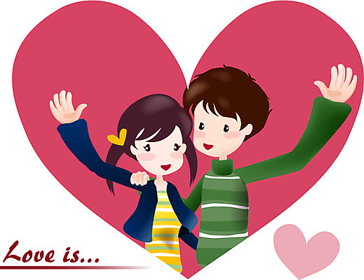 EPS 커플 여자 남자 감정 일러스트 화이트데이 발렌타인데이 사랑 사람 소년 두명 로맨틱 국내일러스트 어린이 컨셉 관계 데이이벤트 파일형식 벡터