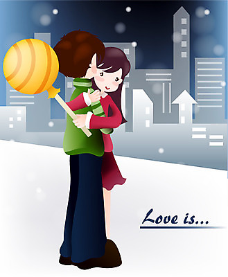 EPS 커플 여자 남자 감정 일러스트 화이트데이 사랑 사람 소년 야외 두명 로맨틱 눈 도시 야간 국내일러스트 자연요소 어린이 컨셉 관계 데이이벤트 날씨 파일형식 벡터