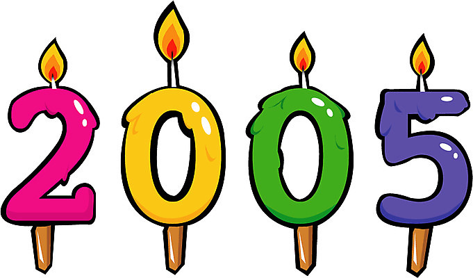 EPS 클립아트 일러스트 초 촛불 새해 이벤트 사람없음 파티 축제 축하 오브젝트 2005년 국내일러스트 컨셉 연도 파일형식 벡터